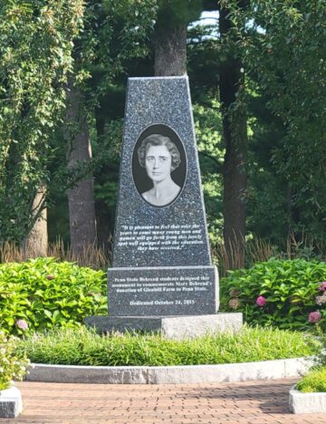 Mary Behrend shrine located at Penn State Behrend